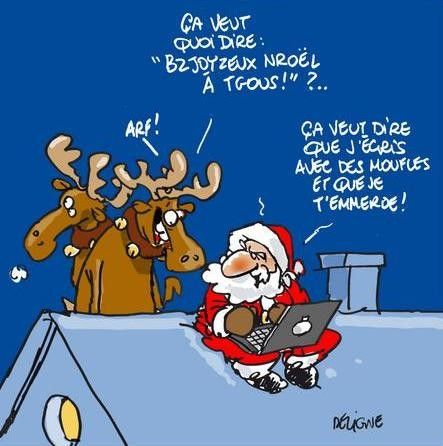 image drole de noel