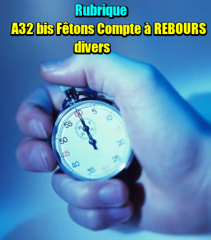 Compte à Rebours AVANT VOTRE FETE