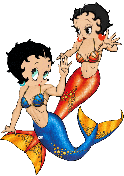 gif :betty boop ,sirènes
