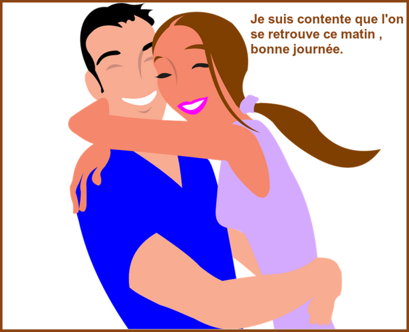 je suis contante