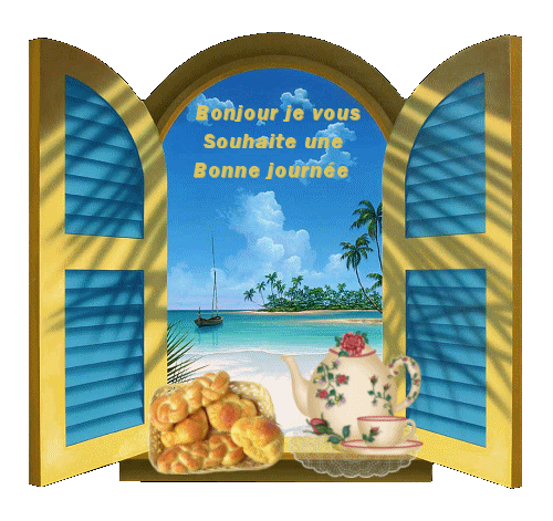 gif :fenetre ,bonne journée