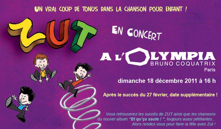 ZUT ,la Chanson Pour Les Enfants Bouge!